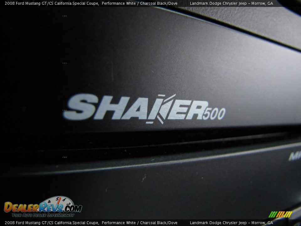 Audio System of 2008 Ford Mustang GT/CS California Special Coupe Photo #24