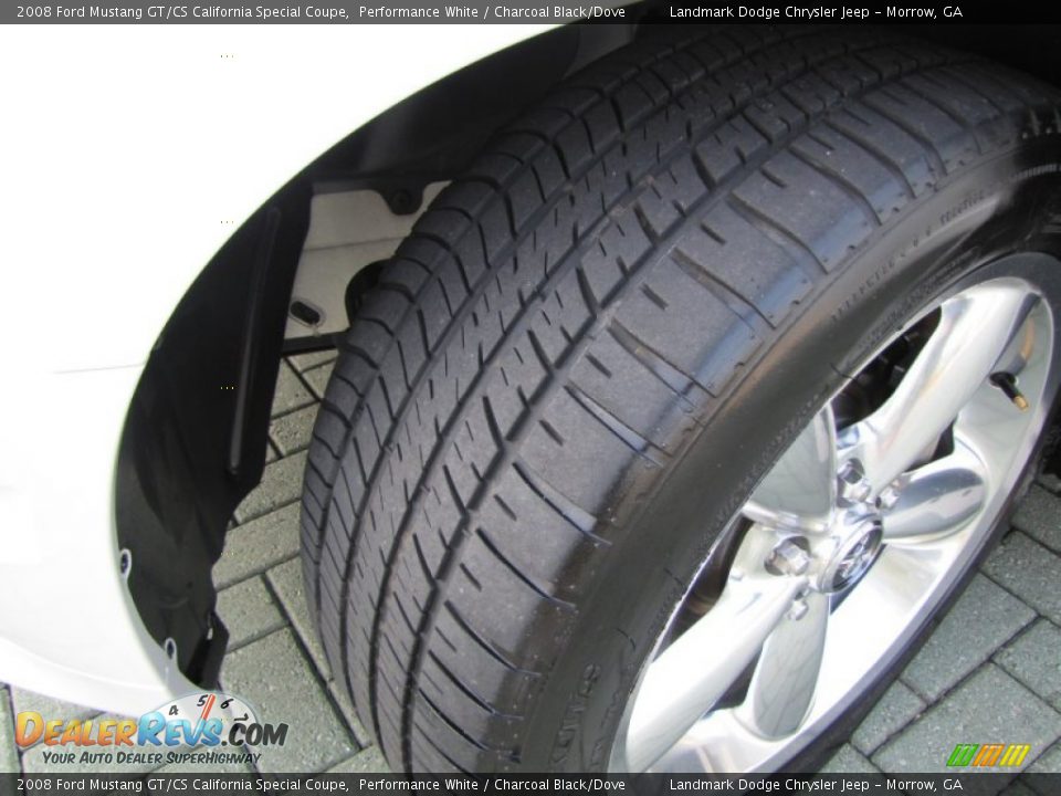 2008 Ford Mustang GT/CS California Special Coupe Performance White / Charcoal Black/Dove Photo #28
