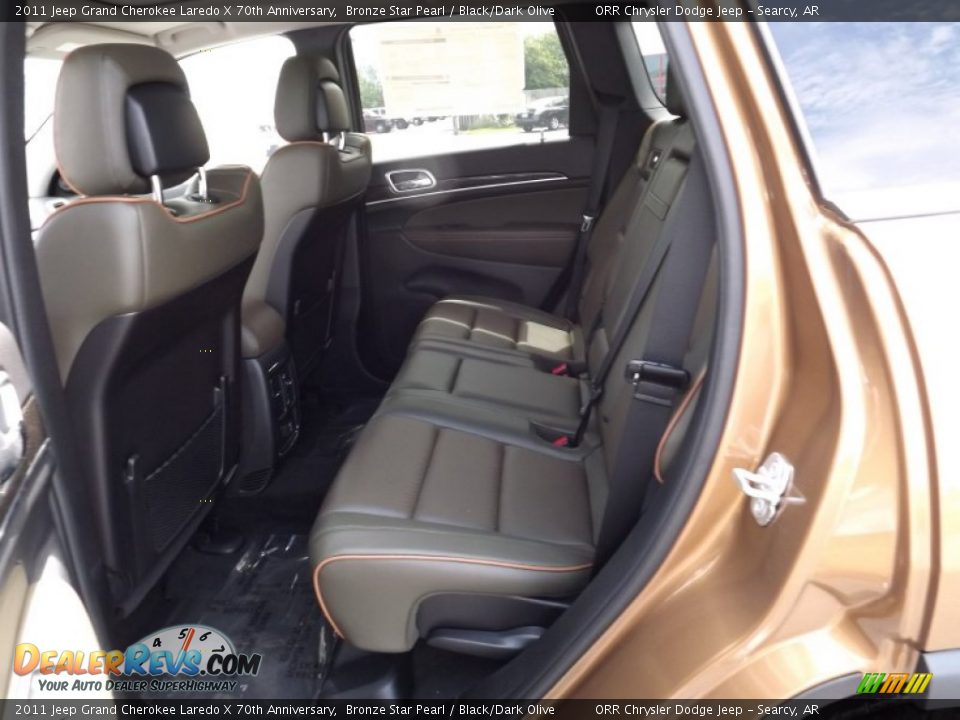Black/Dark Olive Interior - 2011 Jeep Grand Cherokee Laredo X 70th Anniversary Photo #14