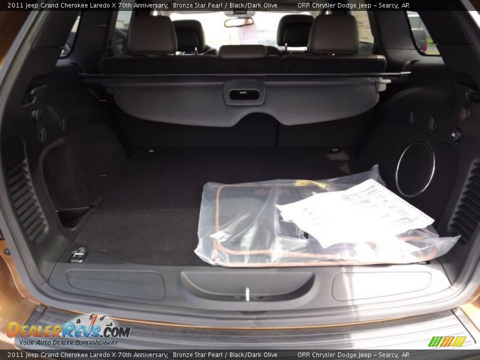 2011 Jeep Grand Cherokee Laredo X 70th Anniversary Bronze Star Pearl / Black/Dark Olive Photo #15