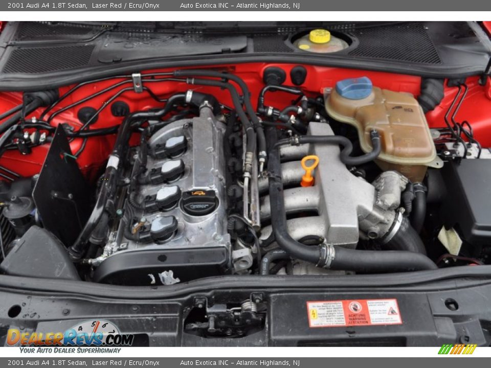 2001 Audi A4 1.8T Sedan 1.8 Liter Turbocharged DOHC 20V 4 Cylinder Engine Photo #9