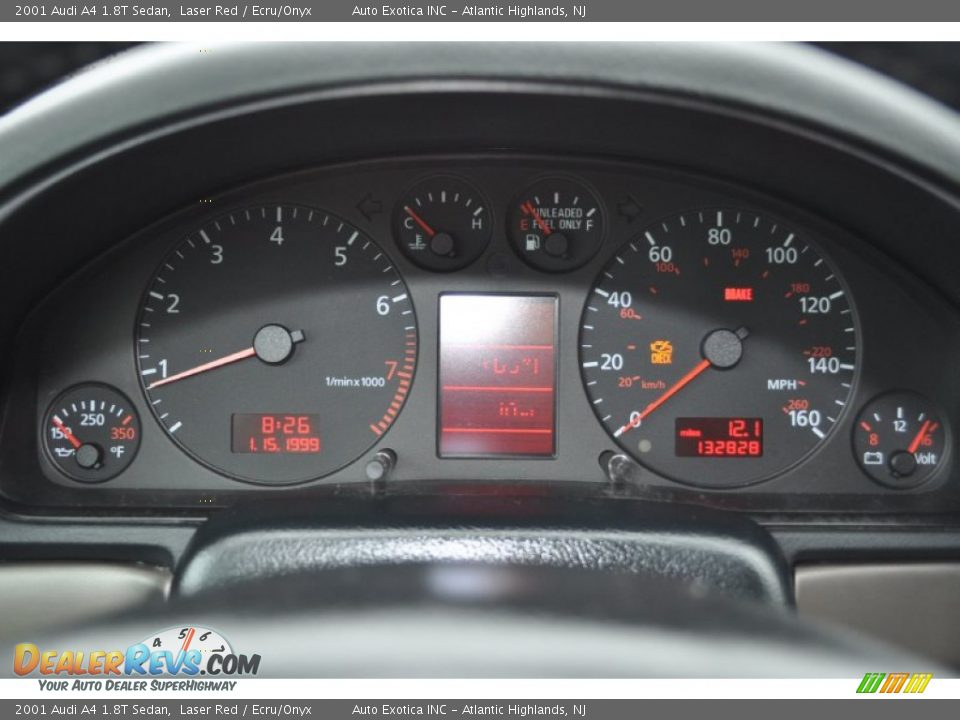 2001 Audi A4 1.8T Sedan Gauges Photo #11