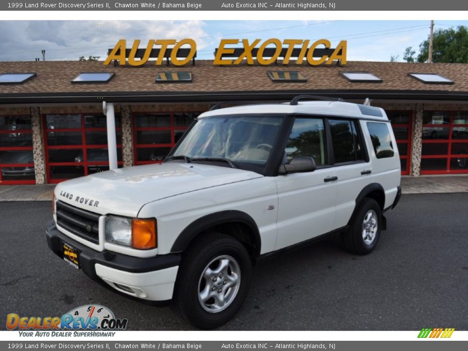 1999 Land Rover Discovery Series II Chawton White / Bahama Beige Photo #1