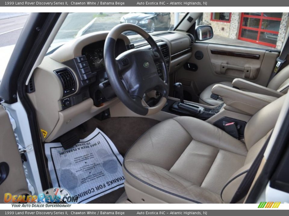1999 Land Rover Discovery Series II Chawton White / Bahama Beige Photo #5