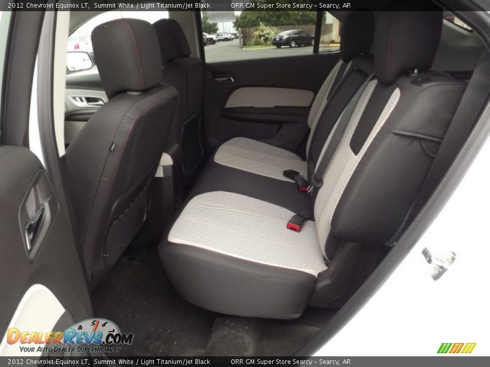 Light Titanium Jet Black Interior 2012 Chevrolet Equinox