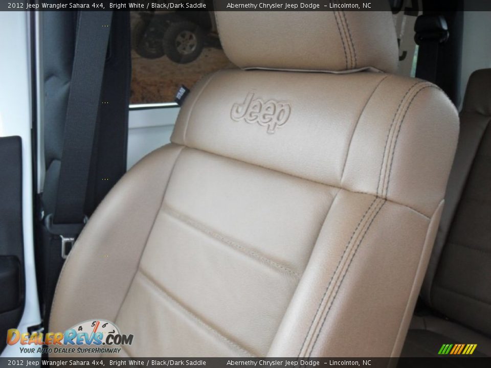 Black/Dark Saddle Interior - 2012 Jeep Wrangler Sahara 4x4 Photo #10