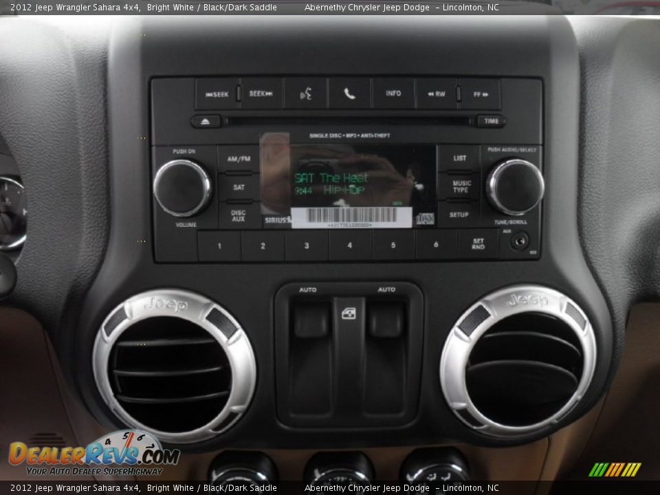 Controls of 2012 Jeep Wrangler Sahara 4x4 Photo #14