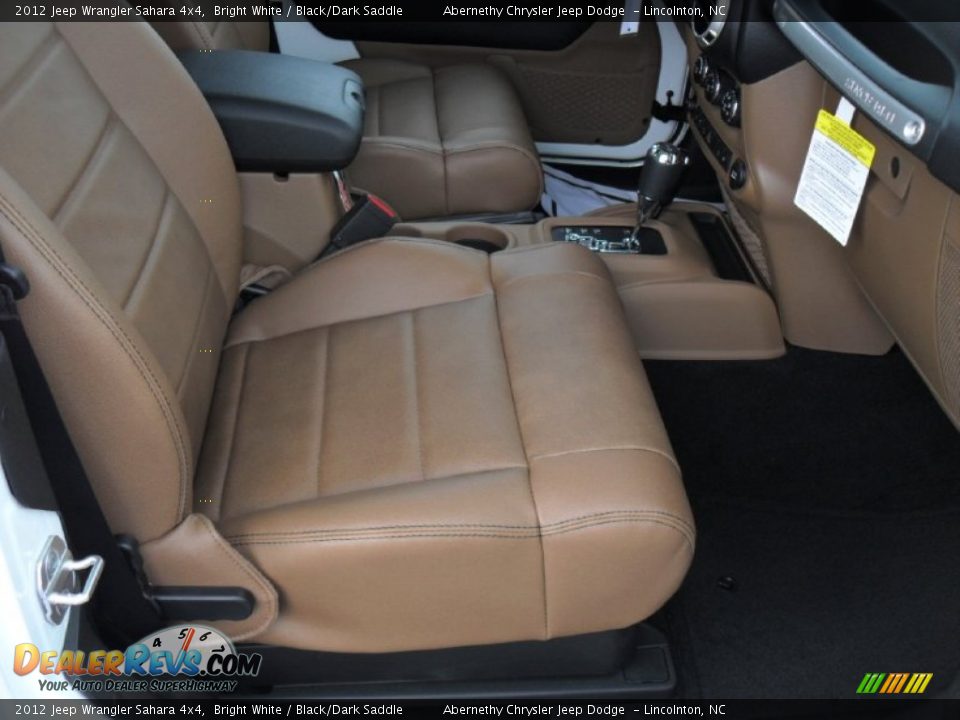 Black/Dark Saddle Interior - 2012 Jeep Wrangler Sahara 4x4 Photo #19