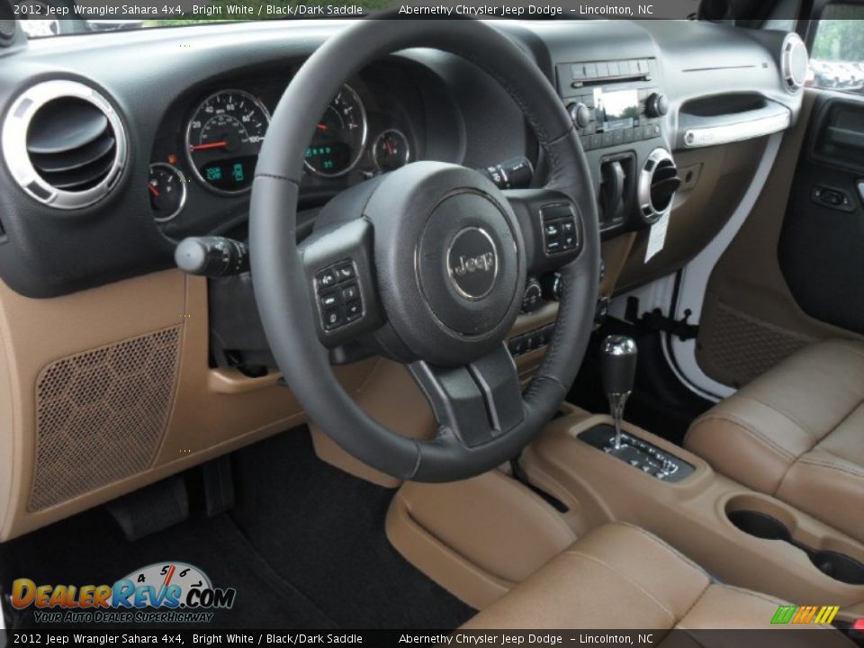 Dashboard of 2012 Jeep Wrangler Sahara 4x4 Photo #25