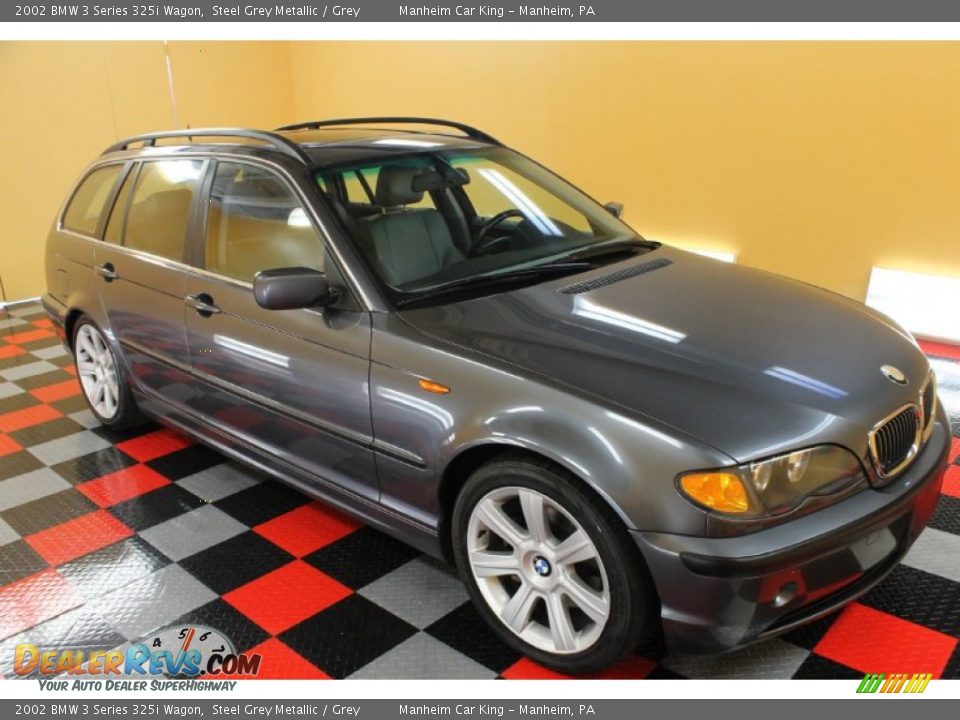 2002 BMW 3 Series 325i Wagon Steel Grey Metallic / Grey Photo #1