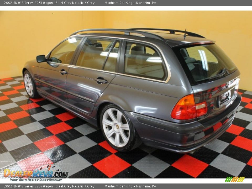 2002 BMW 3 Series 325i Wagon Steel Grey Metallic / Grey Photo #3
