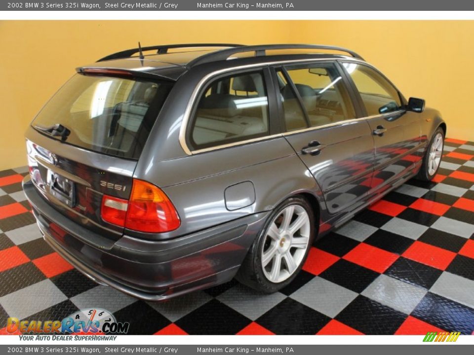 2002 BMW 3 Series 325i Wagon Steel Grey Metallic / Grey Photo #4