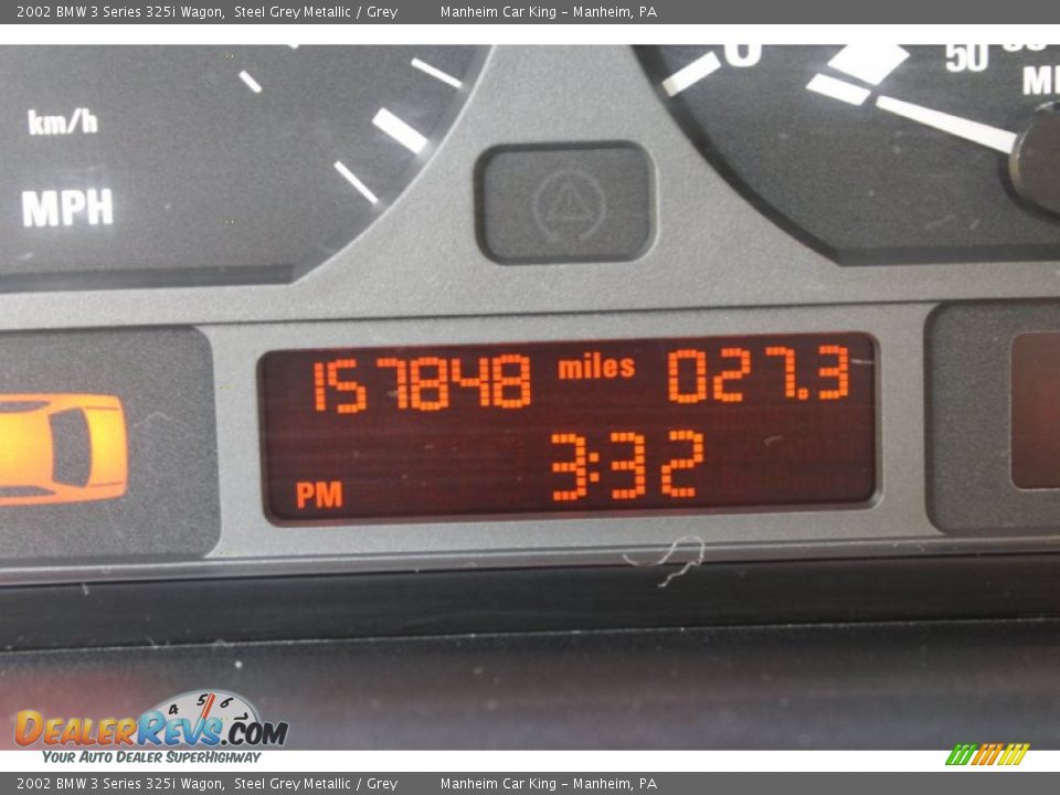 2002 BMW 3 Series 325i Wagon Steel Grey Metallic / Grey Photo #7