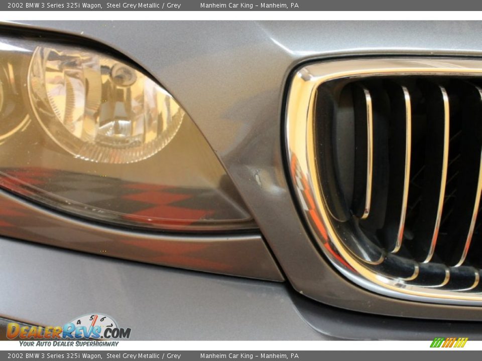 2002 BMW 3 Series 325i Wagon Steel Grey Metallic / Grey Photo #21