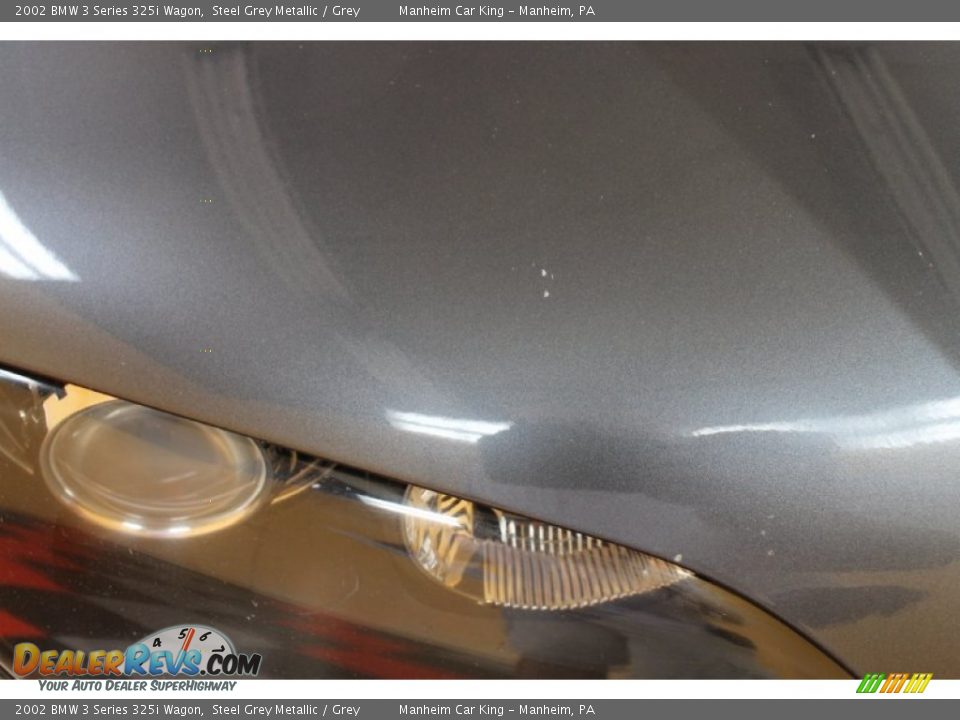 2002 BMW 3 Series 325i Wagon Steel Grey Metallic / Grey Photo #22