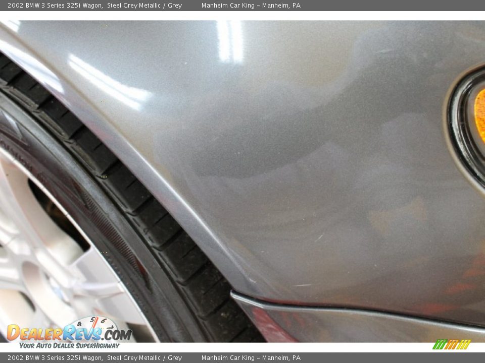 2002 BMW 3 Series 325i Wagon Steel Grey Metallic / Grey Photo #24