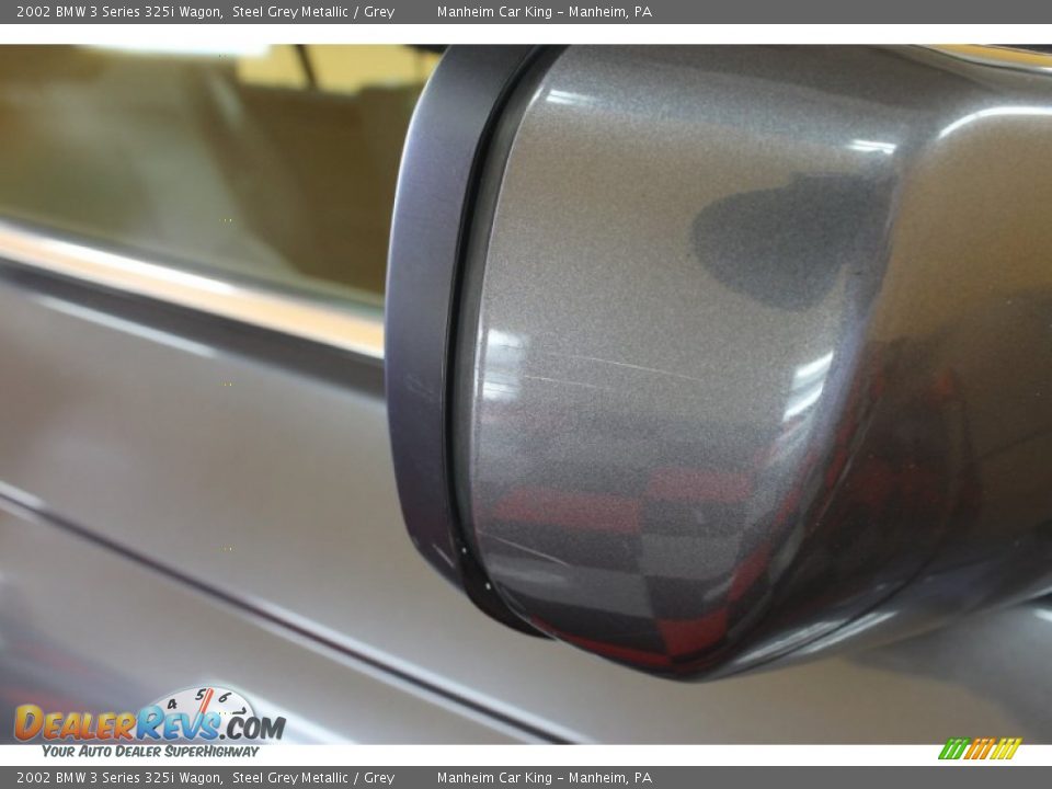 2002 BMW 3 Series 325i Wagon Steel Grey Metallic / Grey Photo #25