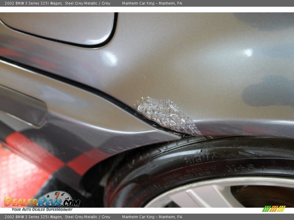 2002 BMW 3 Series 325i Wagon Steel Grey Metallic / Grey Photo #28