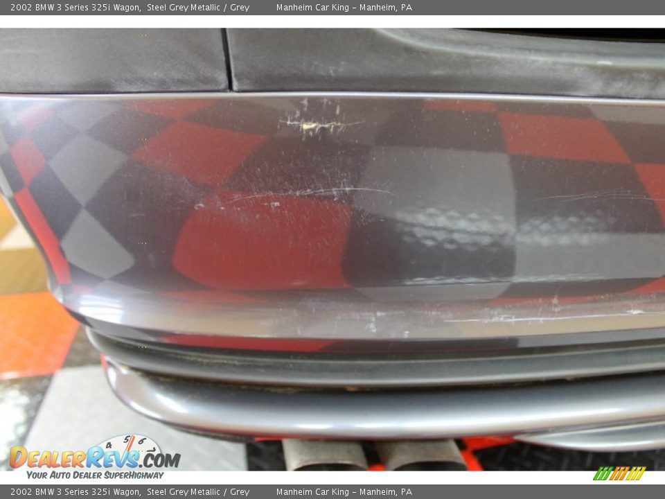 2002 BMW 3 Series 325i Wagon Steel Grey Metallic / Grey Photo #30