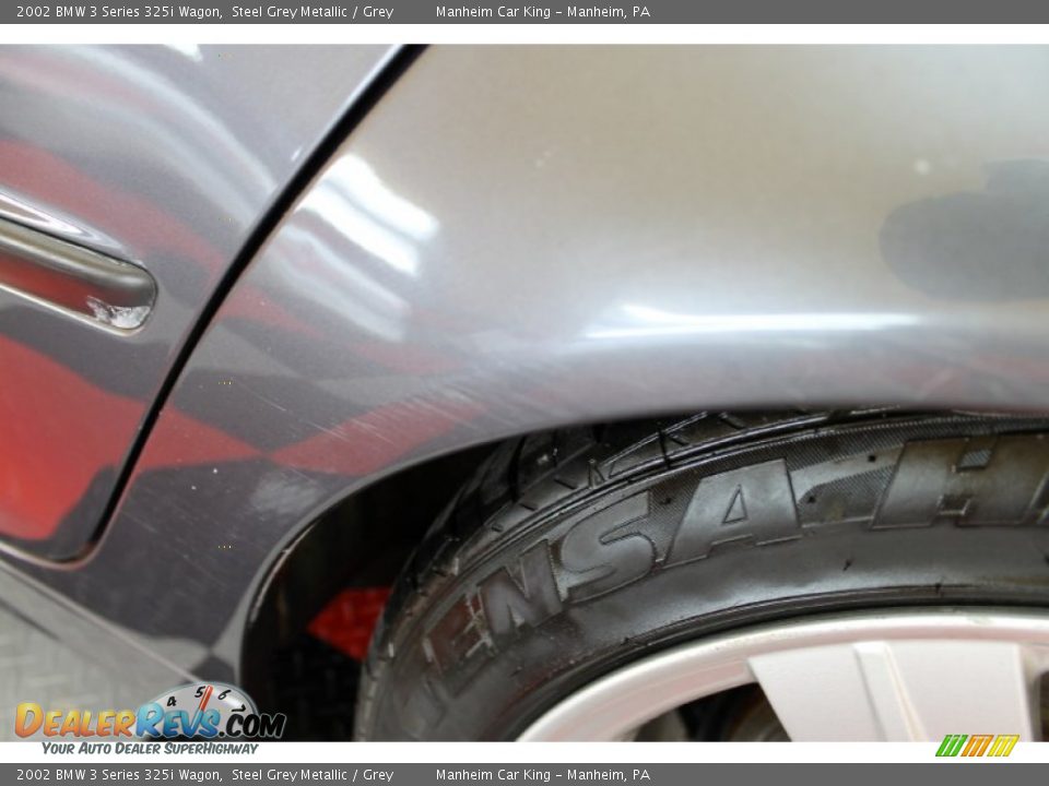 2002 BMW 3 Series 325i Wagon Steel Grey Metallic / Grey Photo #31