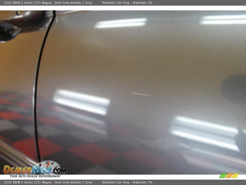 2002 BMW 3 Series 325i Wagon Steel Grey Metallic / Grey Photo #32