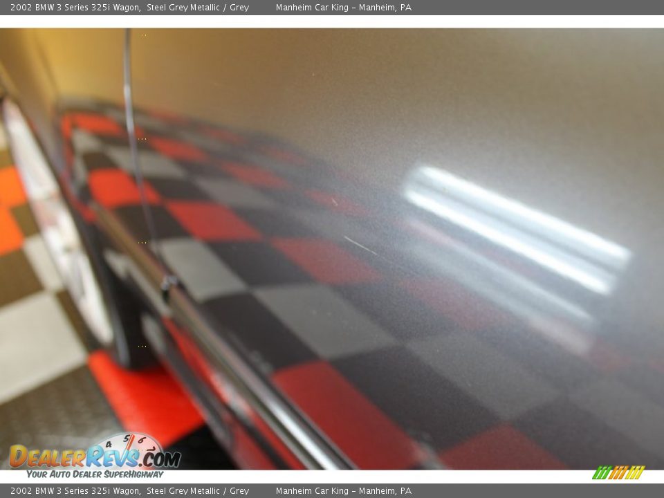 2002 BMW 3 Series 325i Wagon Steel Grey Metallic / Grey Photo #33