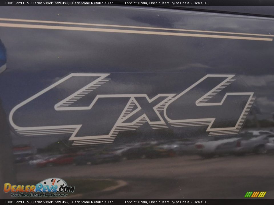 2006 Ford F150 Lariat SuperCrew 4x4 Dark Stone Metallic / Tan Photo #12