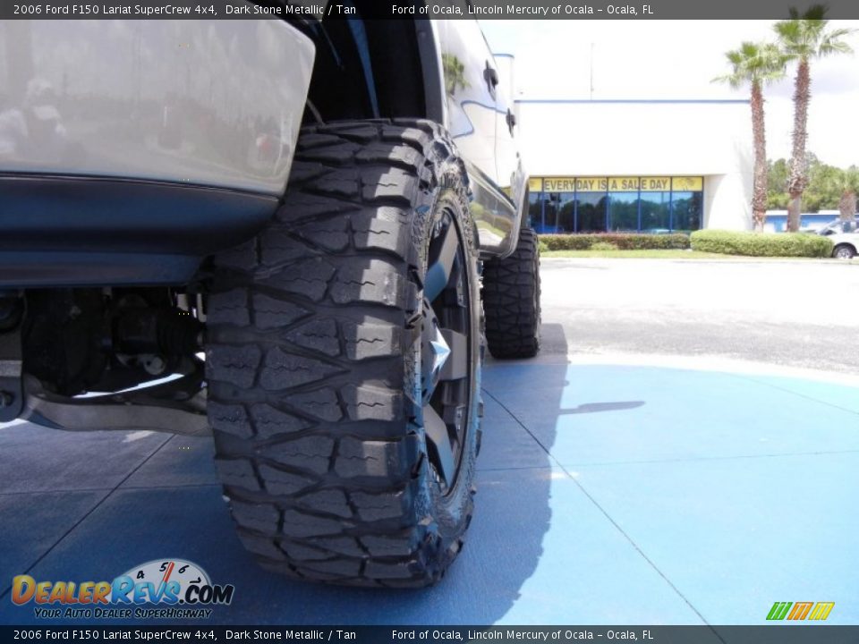 2006 Ford F150 Lariat SuperCrew 4x4 Dark Stone Metallic / Tan Photo #14