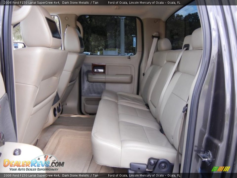 2006 Ford F150 Lariat SuperCrew 4x4 Dark Stone Metallic / Tan Photo #19