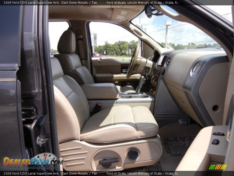 2006 Ford F150 Lariat SuperCrew 4x4 Dark Stone Metallic / Tan Photo #22