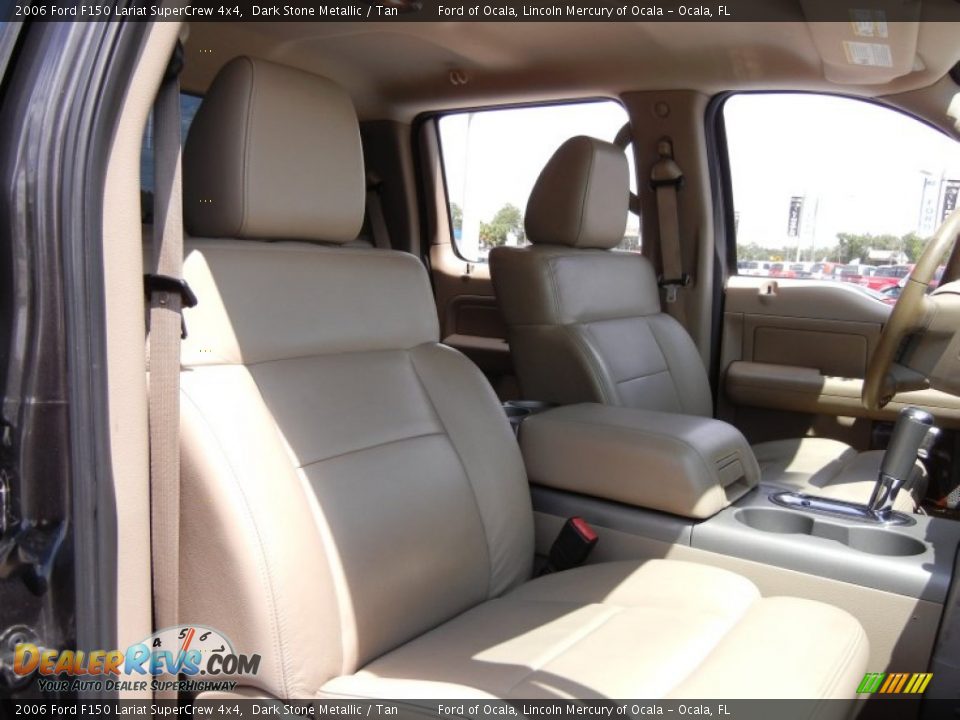 2006 Ford F150 Lariat SuperCrew 4x4 Dark Stone Metallic / Tan Photo #23