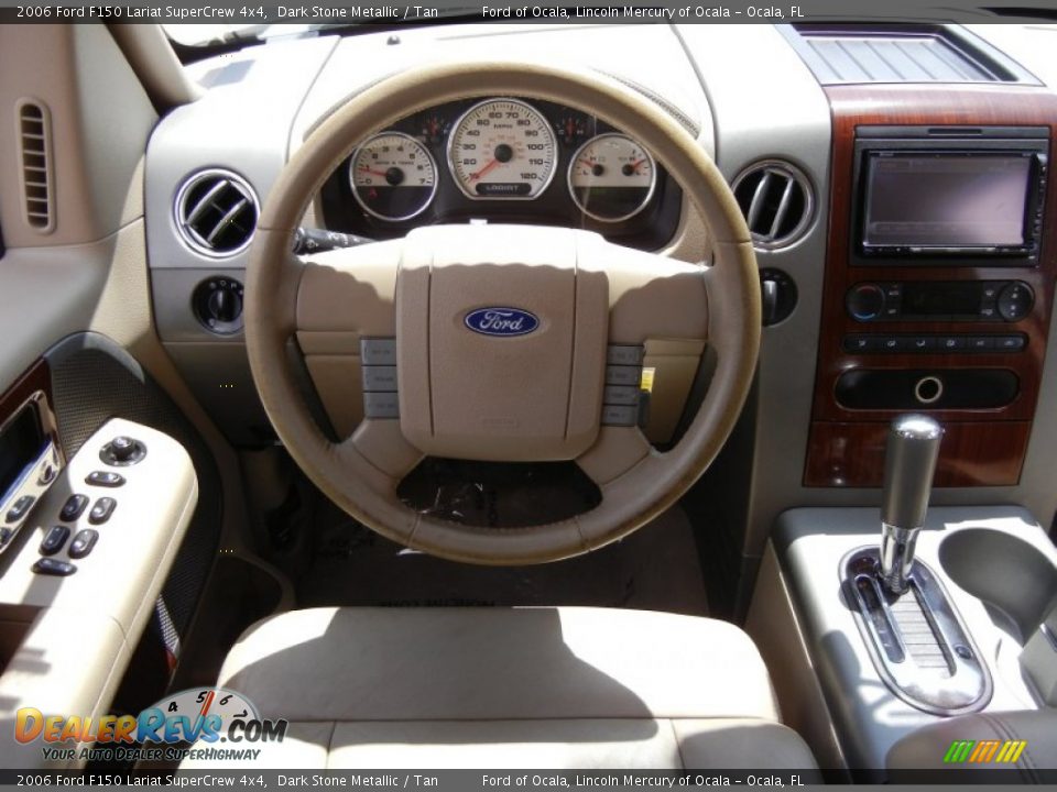 2006 Ford F150 Lariat SuperCrew 4x4 Dark Stone Metallic / Tan Photo #25