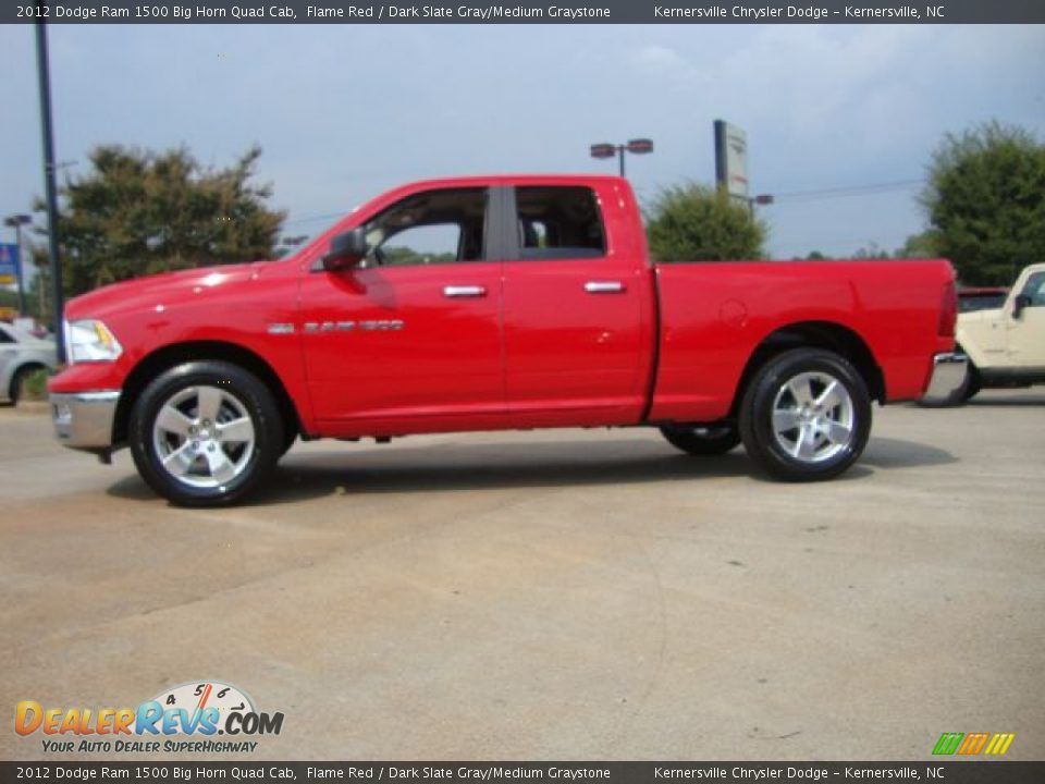 Flame Red 2012 Dodge Ram 1500 Big Horn Quad Cab Photo #2