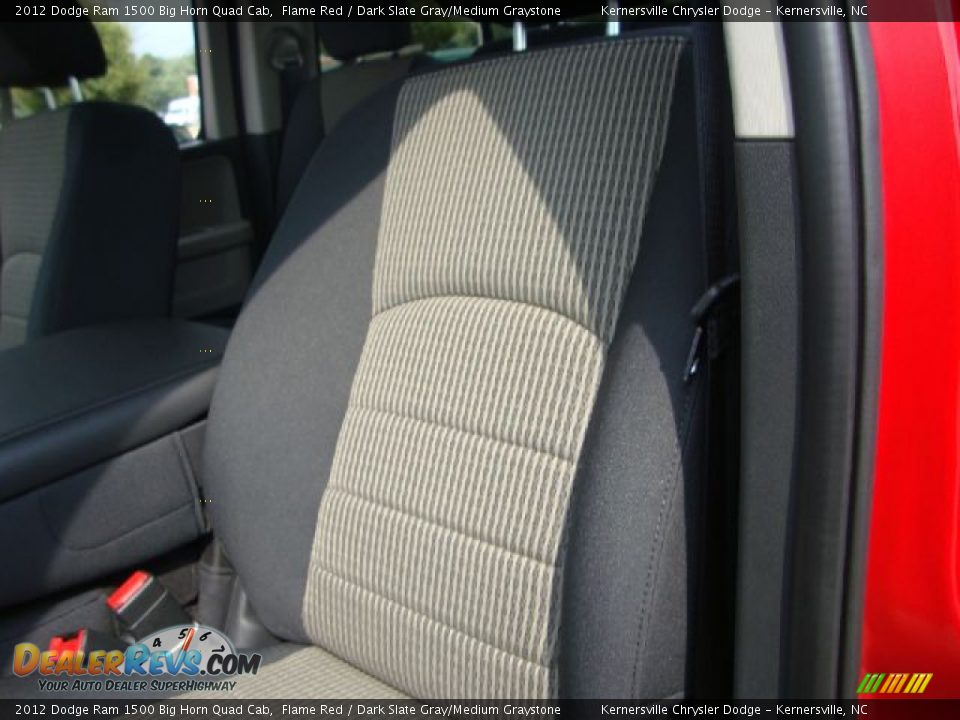 Dark Slate Gray/Medium Graystone Interior - 2012 Dodge Ram 1500 Big Horn Quad Cab Photo #9