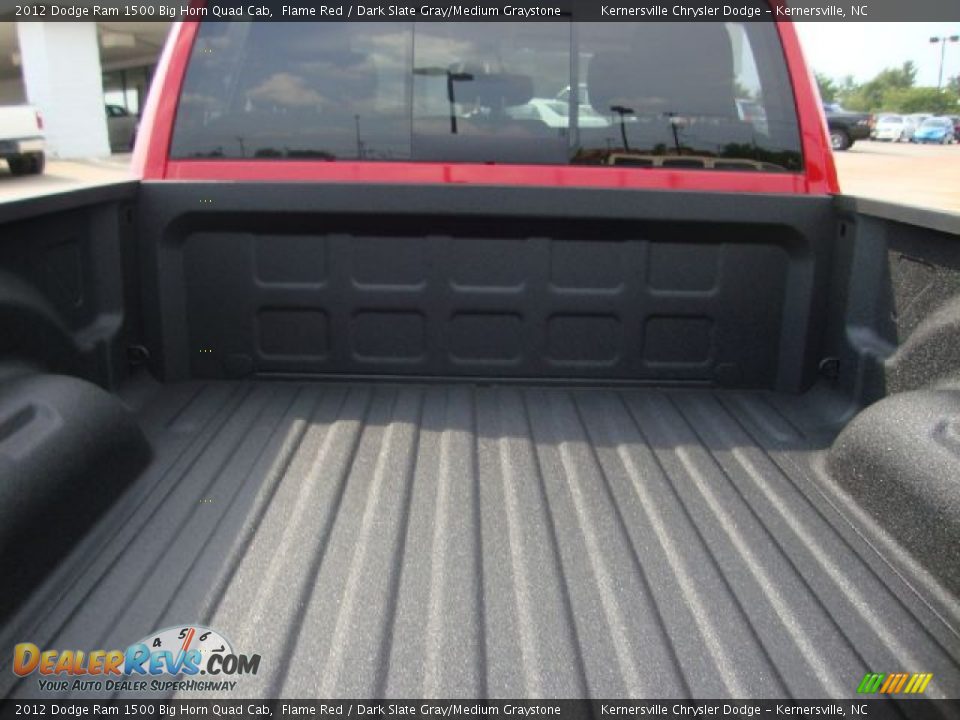 2012 Dodge Ram 1500 Big Horn Quad Cab Flame Red / Dark Slate Gray/Medium Graystone Photo #13