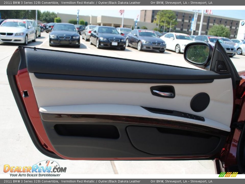 2011 BMW 3 Series 328i Convertible Vermillion Red Metallic / Oyster/Black Dakota Leather Photo #10