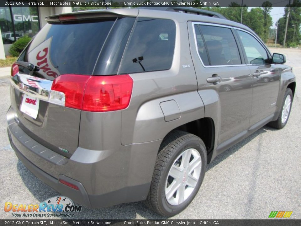 2012 GMC Terrain SLT Mocha Steel Metallic / Brownstone Photo #7