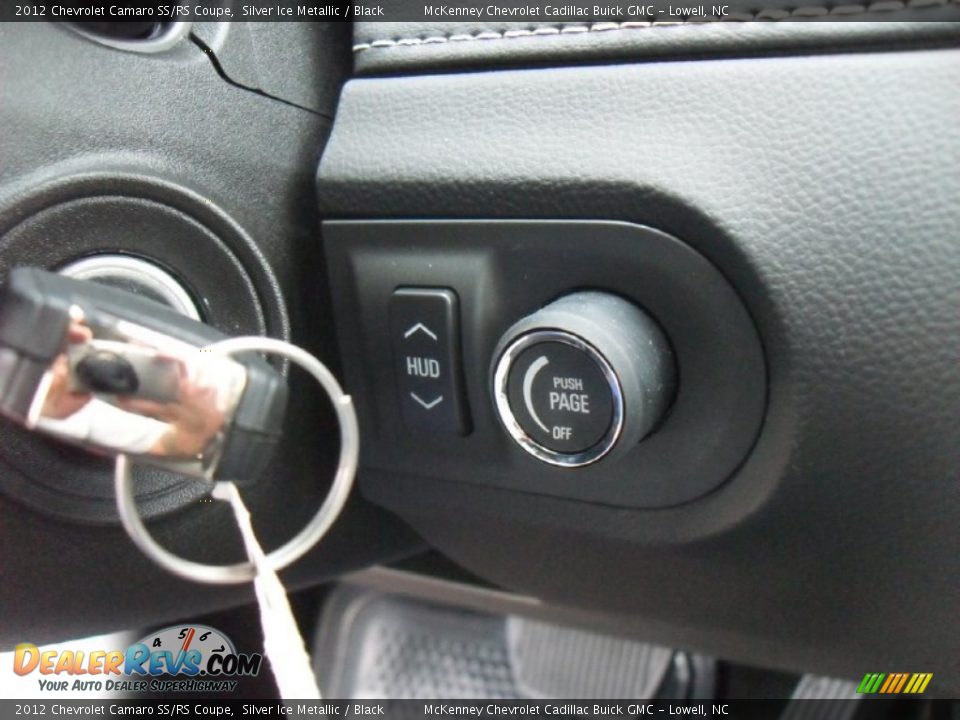 2012 Chevrolet Camaro SS/RS Coupe Silver Ice Metallic / Black Photo #15