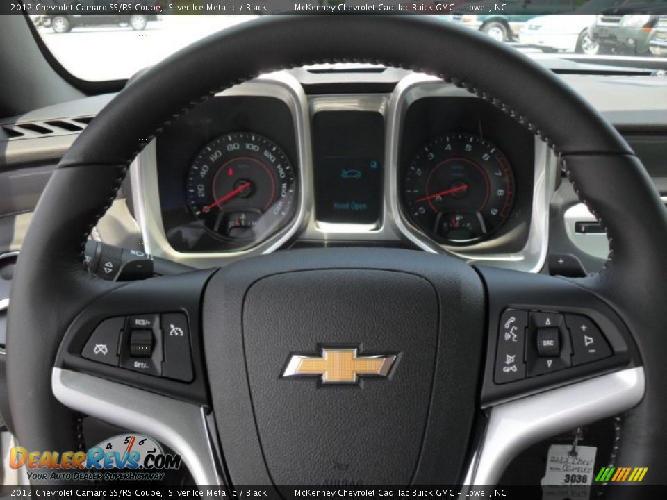 2012 Chevrolet Camaro SS/RS Coupe Silver Ice Metallic / Black Photo #16