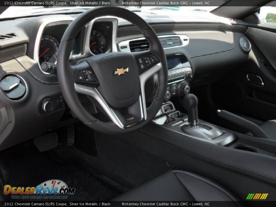 2012 Chevrolet Camaro SS/RS Coupe Silver Ice Metallic / Black Photo #26