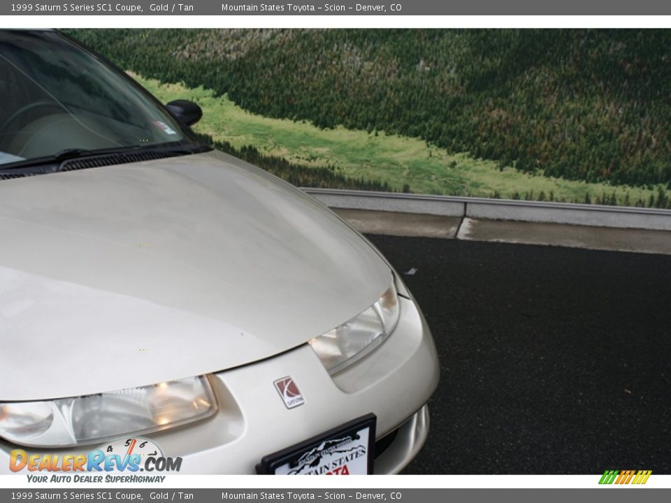 1999 Saturn S Series SC1 Coupe Gold / Tan Photo #20