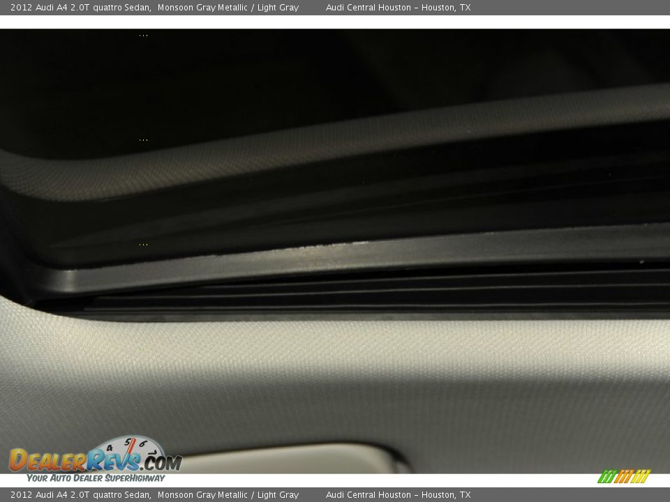 2012 Audi A4 2.0T quattro Sedan Monsoon Gray Metallic / Light Gray Photo #19