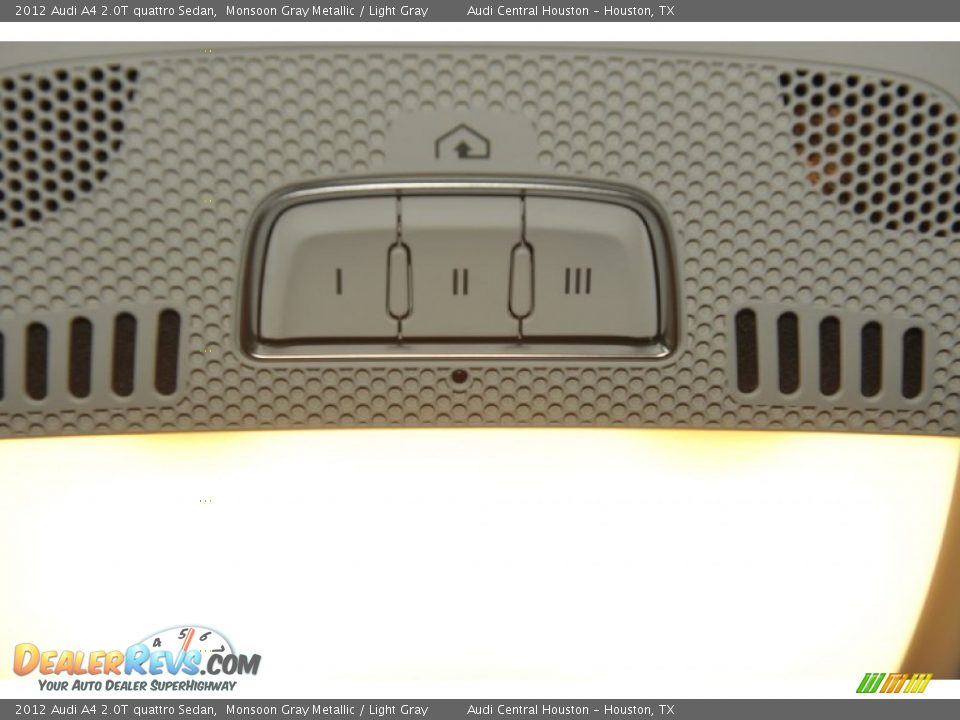 2012 Audi A4 2.0T quattro Sedan Monsoon Gray Metallic / Light Gray Photo #20