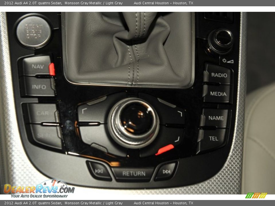 2012 Audi A4 2.0T quattro Sedan Monsoon Gray Metallic / Light Gray Photo #25