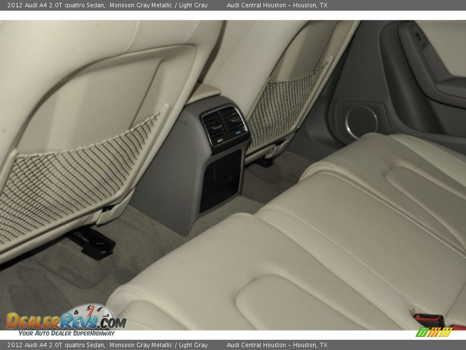 2012 Audi A4 2.0T quattro Sedan Monsoon Gray Metallic / Light Gray Photo #30