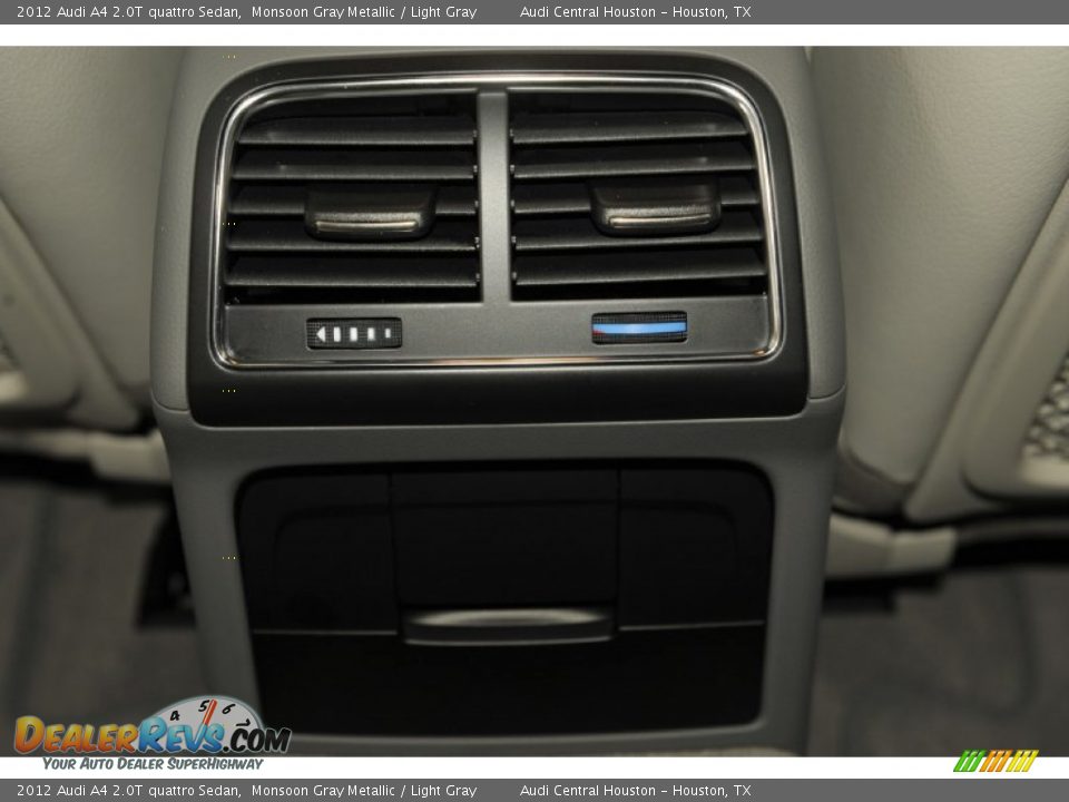 2012 Audi A4 2.0T quattro Sedan Monsoon Gray Metallic / Light Gray Photo #33