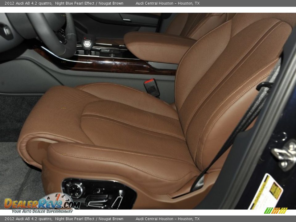 Nougat Brown Interior 2012 Audi A8 4 2 Quattro Photo 10