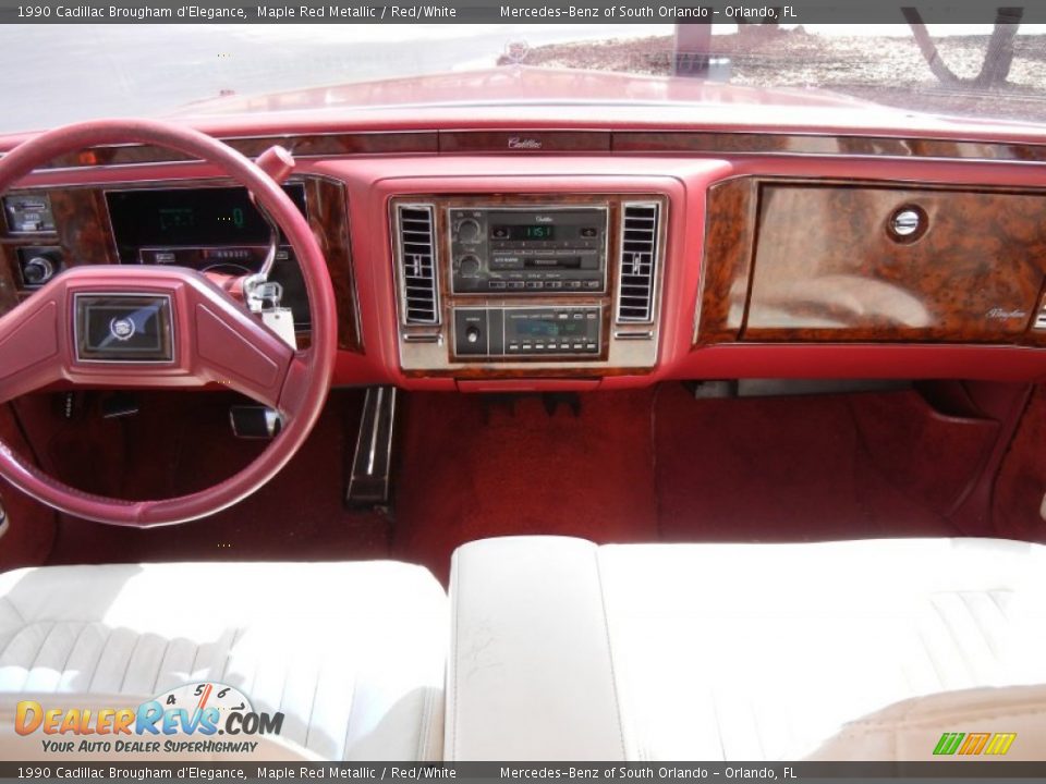 Dashboard of 1990 Cadillac Brougham d'Elegance Photo #24