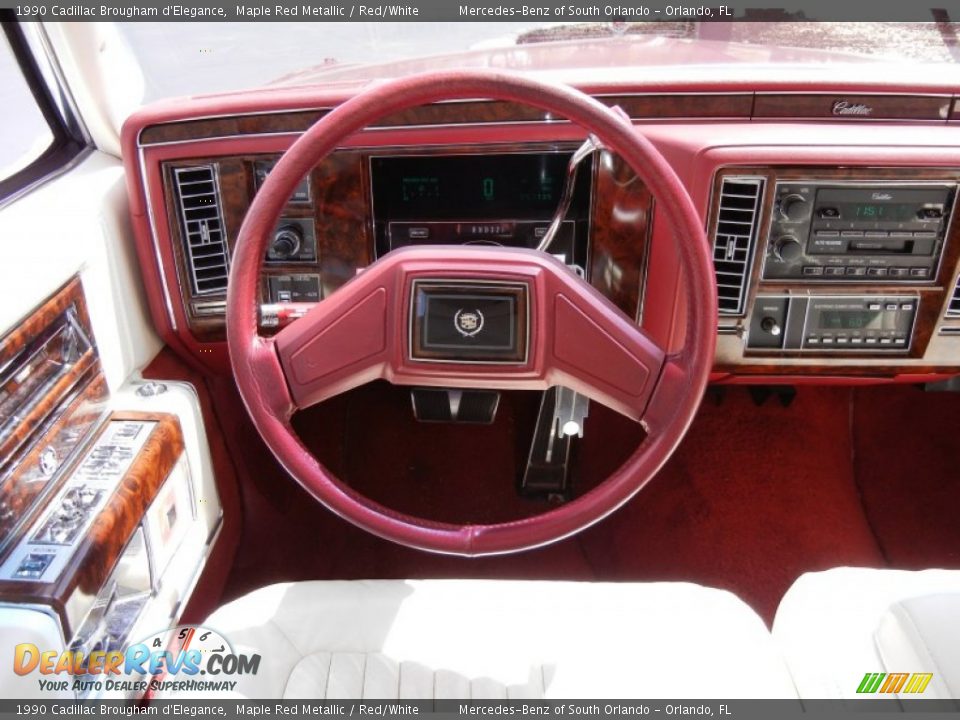 1990 Cadillac Brougham d'Elegance Steering Wheel Photo #25