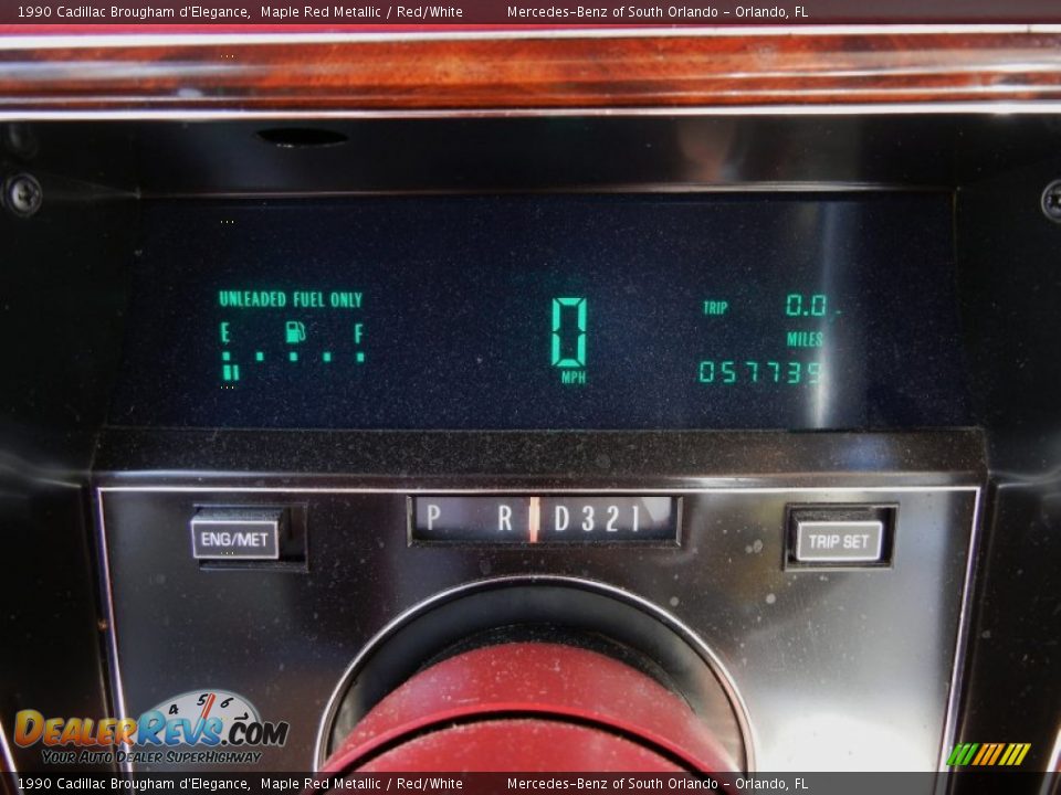 1990 Cadillac Brougham d'Elegance Gauges Photo #27
